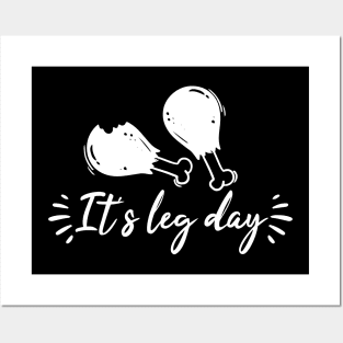 It's Leg Day, Thanksgiving, Funny Thanksgiving Gift, Feast Mode, Fall Gift, Happy Fall Y'all Gift, Holiday Gift for family, Mom Dad Sister Brother Son Daughter Posters and Art